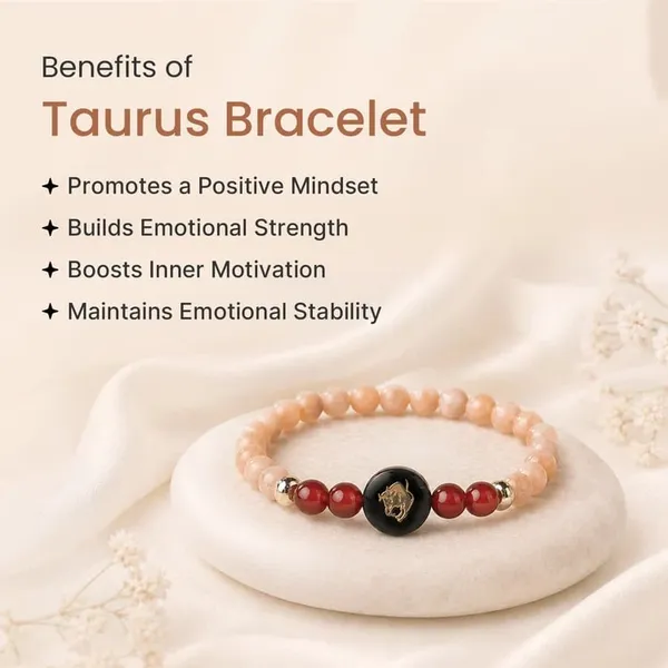 Peach_Beaded_Bracelet_For_Women