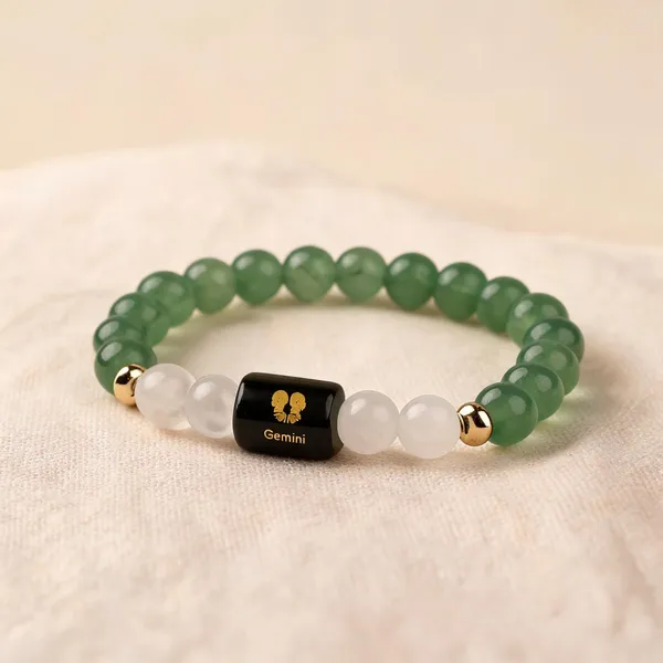 Green_Aventurine_And_Milky_Quartz_Gemini_Bracelet