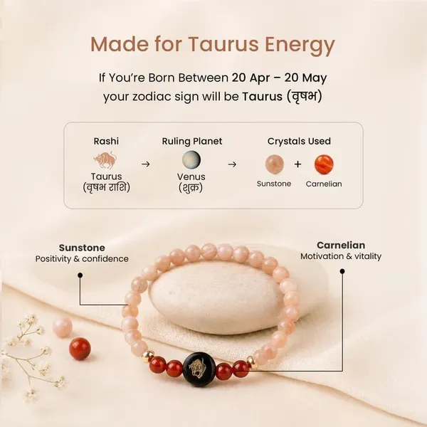 Peach_Beaded_Bracelet_For_Women