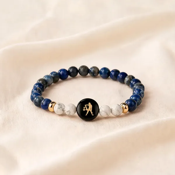 Blue_Natural_Stone_Beaded_Bracelet_For_Women