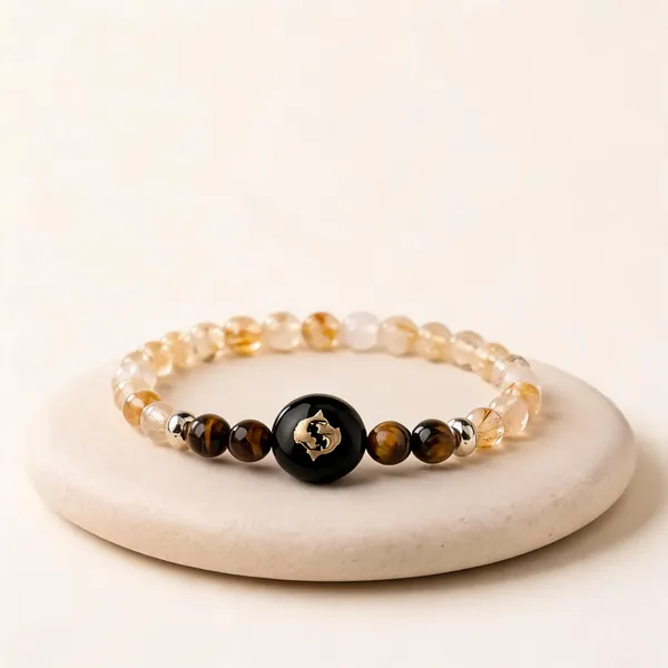 Tiger_Eye_Citrine_Pisces_Beaded_Bracelet