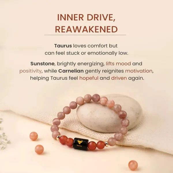 Red_Beaded_Taurus_Bracelet_With_Carnelian_And_Sunstone