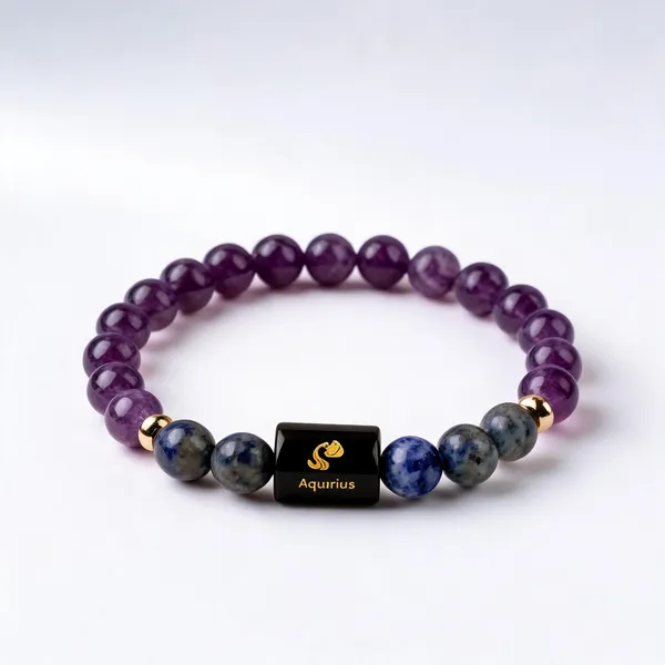 Purple_Amethyst_And_Lapis_Lazuli_Aquarius_Bracelet