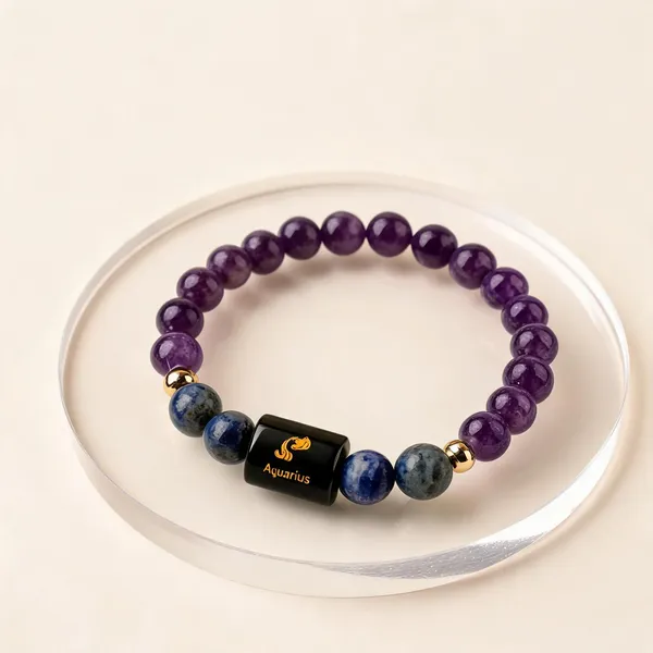Purple_Amethyst_And_Lapis_Lazuli_Aquarius_Bracelet