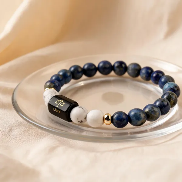Blue_Natural_Stone_Beaded_Bracelet_For_Women