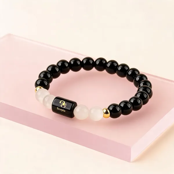 Black_Obsidian_And_Quartz_Scorpio_Bracelet_For_Unisex