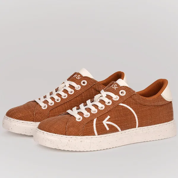 Brown_Mesh_Lace_Up_Sneaker_For_Men