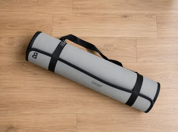 Grey_Recycled_Pu_Non_Slip_Yoga_Mat