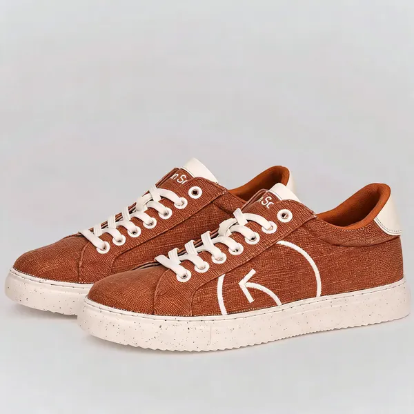 Brown_Mesh_Lace_Up_Sneaker_+_Multicolour_Flip_Flop_Combo_For_Men