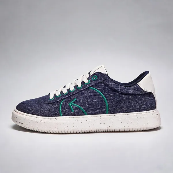 Navy_Blue_Mesh_Lace_Up_Sneaker_For_Men