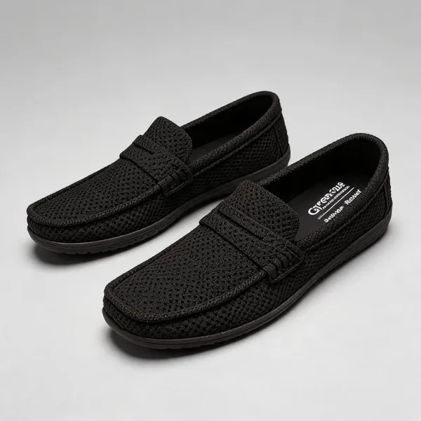 Black_Mesh_Moc_Toe_Loafer_For_Men