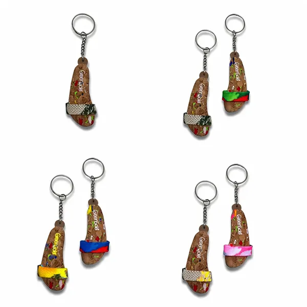 Multicolour_Bamboo_Key_Chain_Pack_Of_4