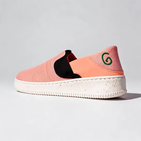 Peach_Mesh_Slip_On_Shoes_For_Women