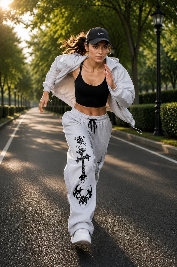 Grey_Wide_Leg_Printed_Track_Pants_for_Women