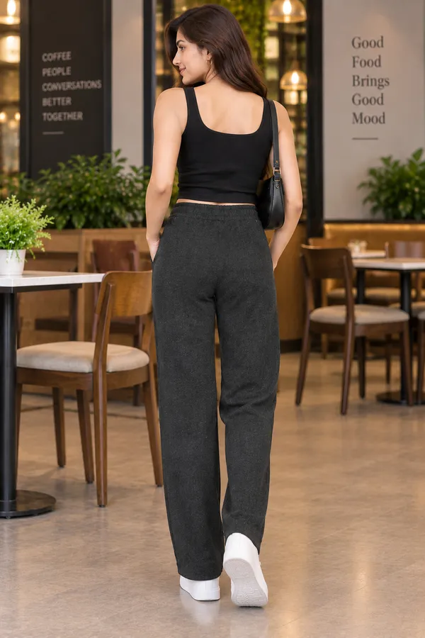 Black_Drawstring_Wide_Leg_Track_Pants_for_Women