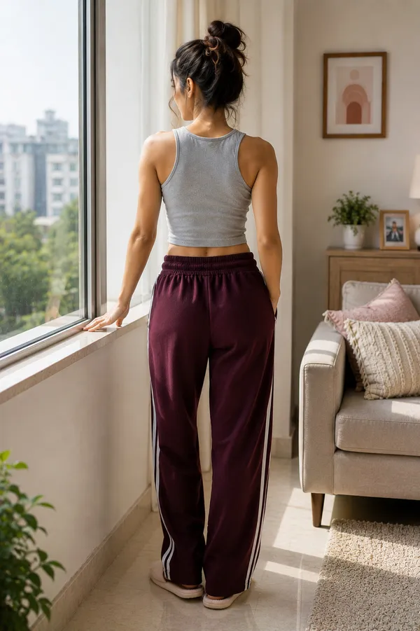 Maroon_Striped_Relaxed_Fit_Track_Pants_for_Women