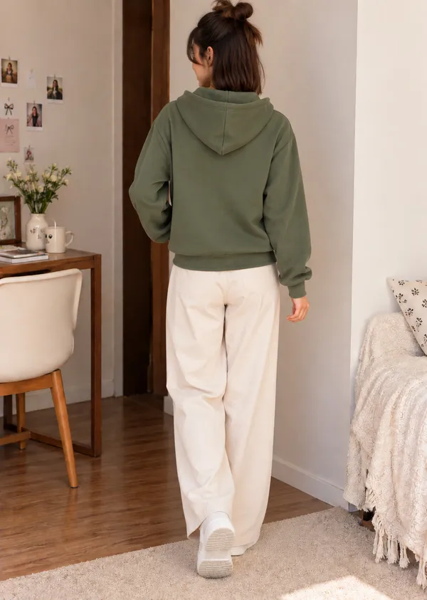 Green_Hooded_Zip-Up_Sweatshirt_for_Women