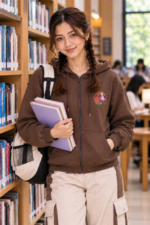 Brown_Hooded_Zip-Up_Sweatshirt_for_Women