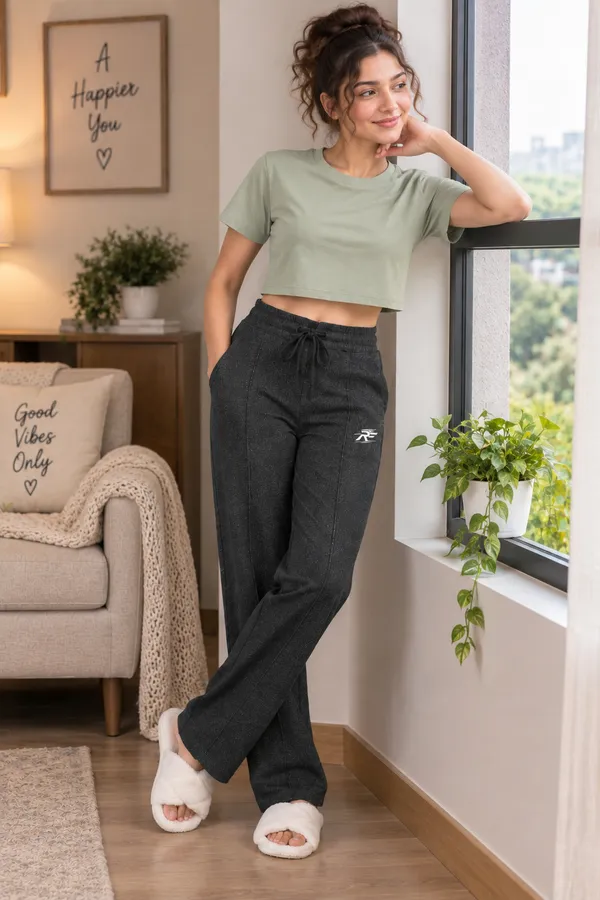 Black_Drawstring_Wide_Leg_Track_Pants_for_Women