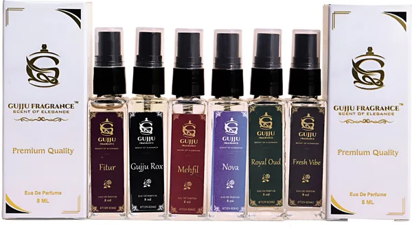 Gujju_Fragrance_Fitur,_Gujju_Rox,_Mehfil,_Nova,_Royal_Oud,_Fresh_Vibe,_8_Ml_Each,_6_Pack,_Eau_De_Parfum_-_8_Ml_(For_Men_&_Women)