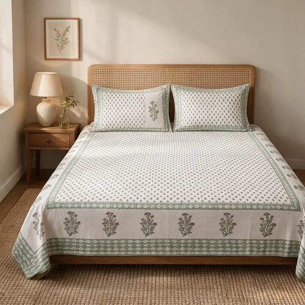 Botanical_Print_Bedsheet_Set