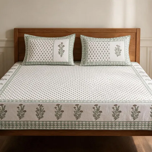 Botanical_Print_Bedsheet_Set