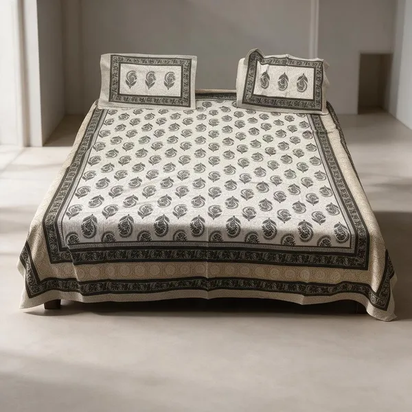 Printed_Paisley_King_Size_Bedsheet_Set