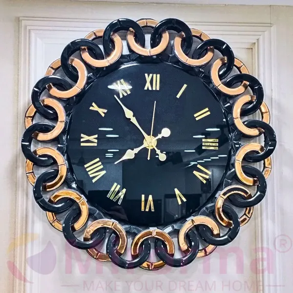 Unique_Audi_Rings_Style_Mirror_Wall_Clock
