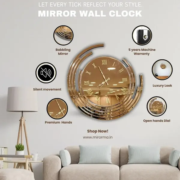Half_Moon_Mirror_Wall_Clock_Eclipse_Style