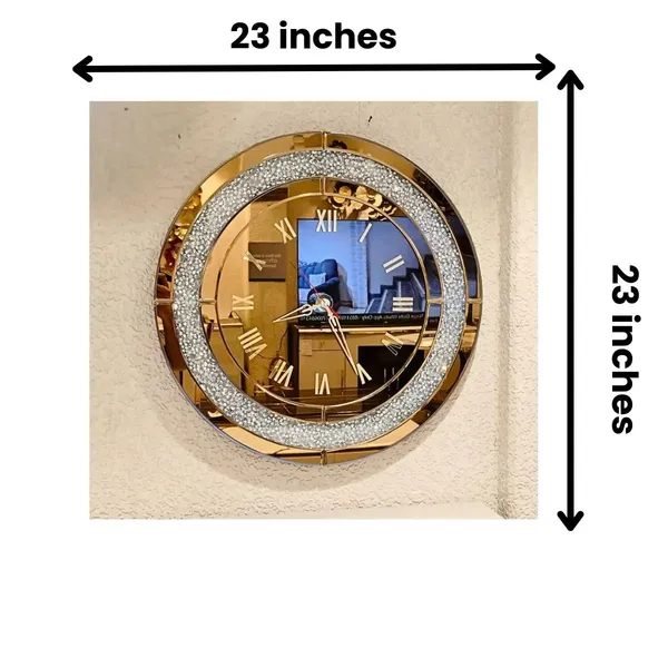 Diamond_Ring_Shape_Round_Mirror_Wall_Clock