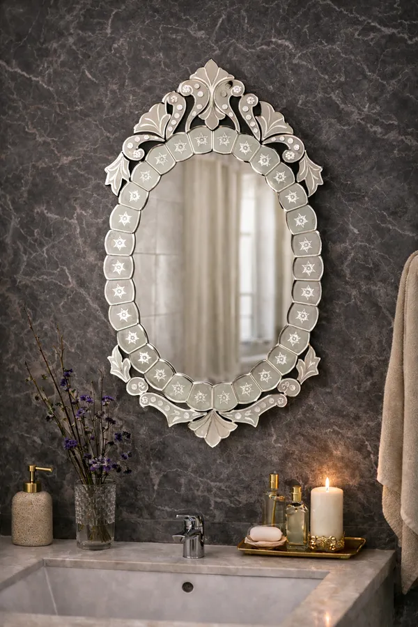 Scalloped_Star_Oval_Mirror