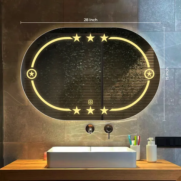 Twinkling_Stars_Pattern_Bathroom_Mirror_With_Led