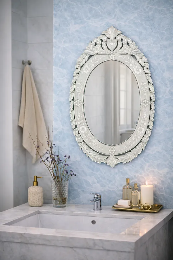 Elongated_Leaf_Oval_Mirror