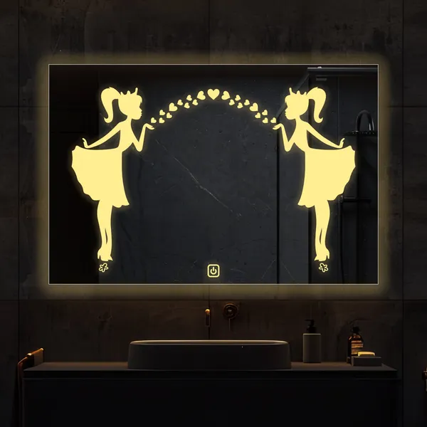 Rectangular_Shaped_Fairy_Girl_Design_Led_Bathroom_Wall_Mirror