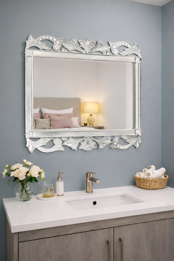 Handmade_Silver_Glass_Rectangular_Venetian_Mirror_With_Etching