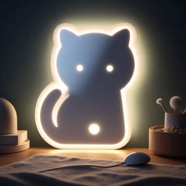 Meowoth_Led_Mirror_For_Kids