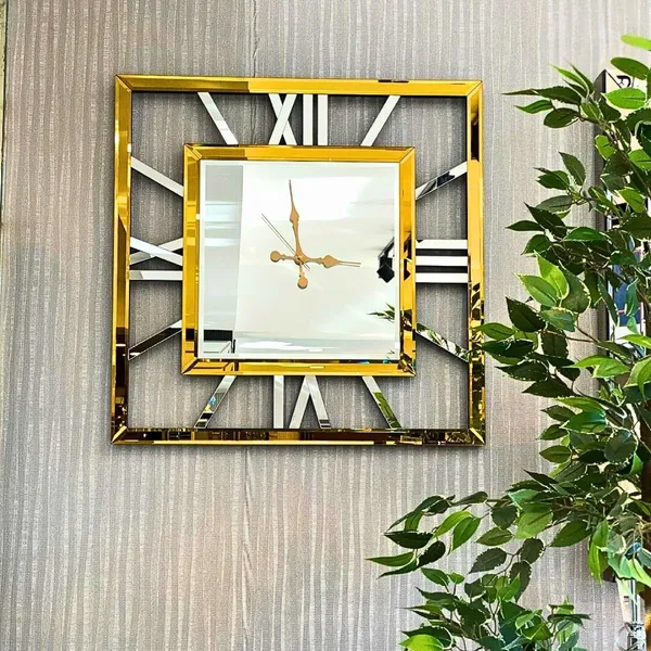 Square_Shape_Roman_Number_Style_Mirror_Clock
