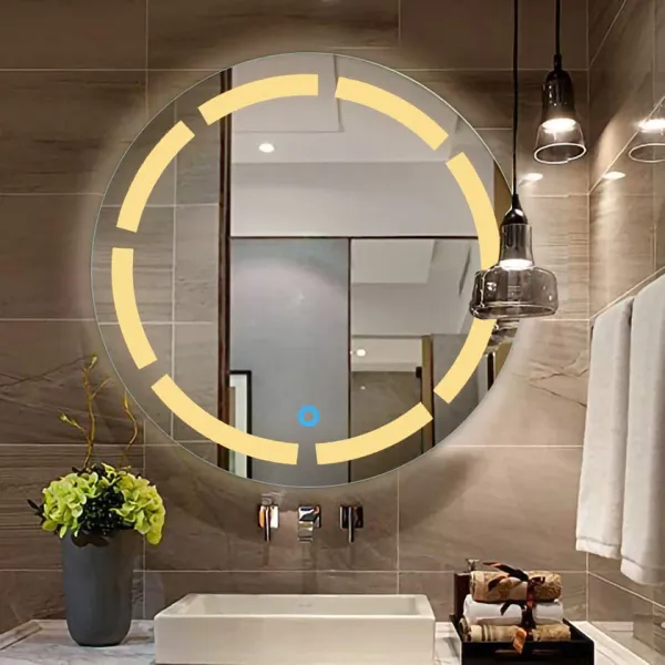 Strips_Round_Led_Bathroom_Mirror_3_Lights_Integrated