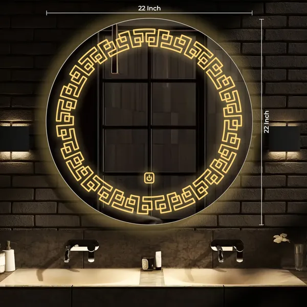 Minimalistic_Designer_Pattern_Led_Bathroom_Wall_Mirror
