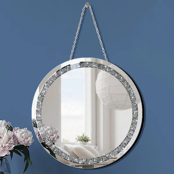 Dazzling_Diamond_Crystal_Wall_Mirror_Round_Shape