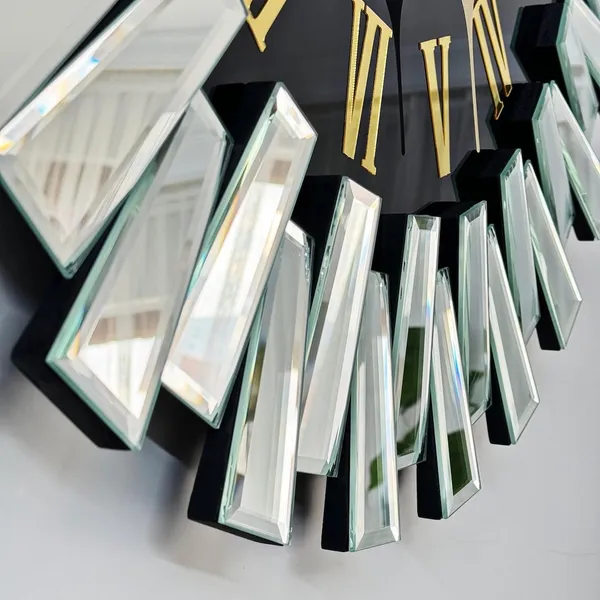 Up_Down_Design_Mirror_And_Black_Dial_Gold_Numerals_Mirror_Wall_Clock