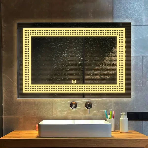 Rectangular_Shaped_Decorative_Pattern_Led_Bathroom_Wall_Mirror
