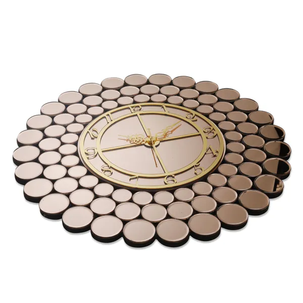 Mirror_Wall_Clock_Round_Circle_Style_Pink