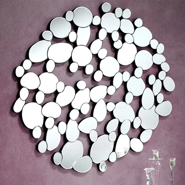 Circular_Pebble_Cluster_Wall_Mirror