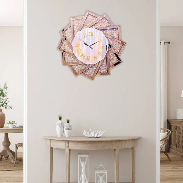 Crystal_Star_Design_Mirror_Wall_Clock