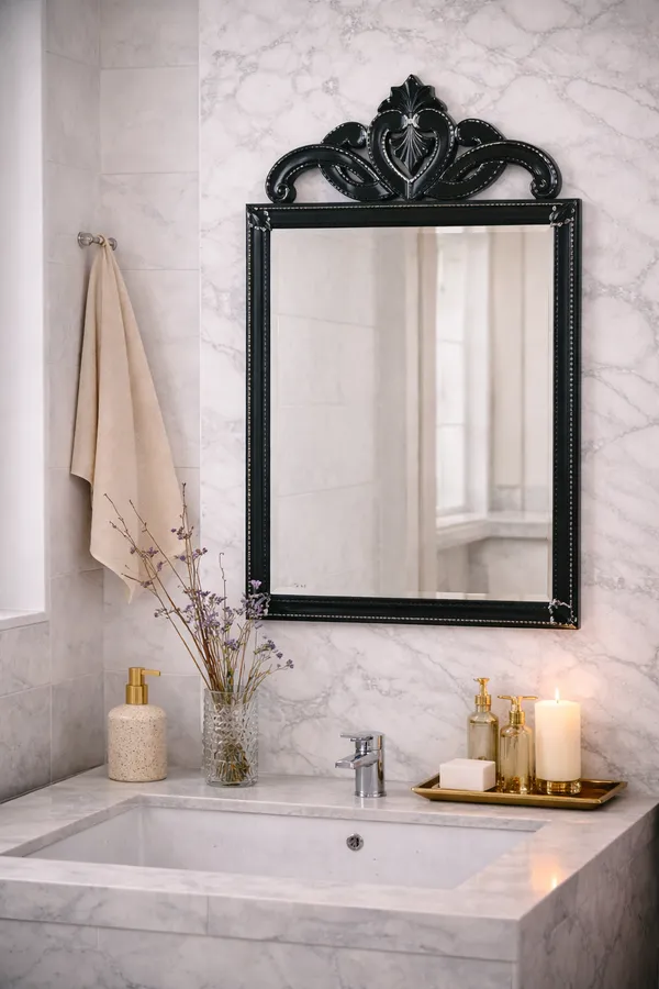 Ebony_Crest_Wall_Mirror