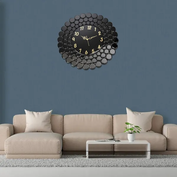 Mirror_Wall_Clock_Round_Circle_Style_Black