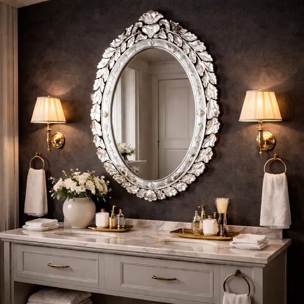 Serene_Scroll_Round_Mirror