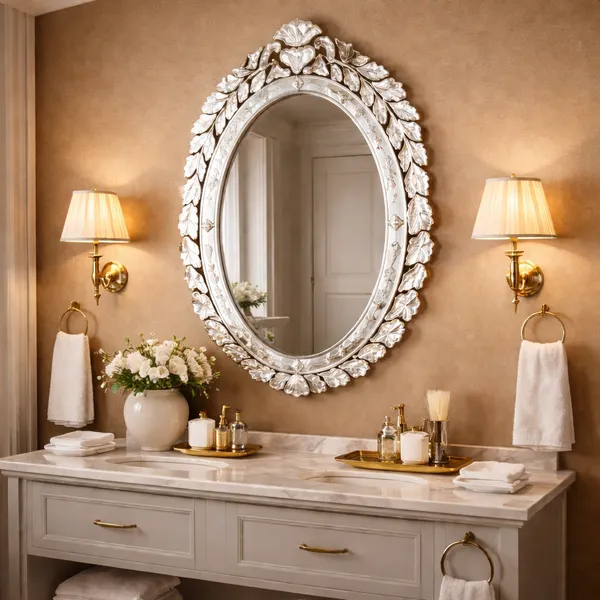 Serene_Scroll_Round_Mirror