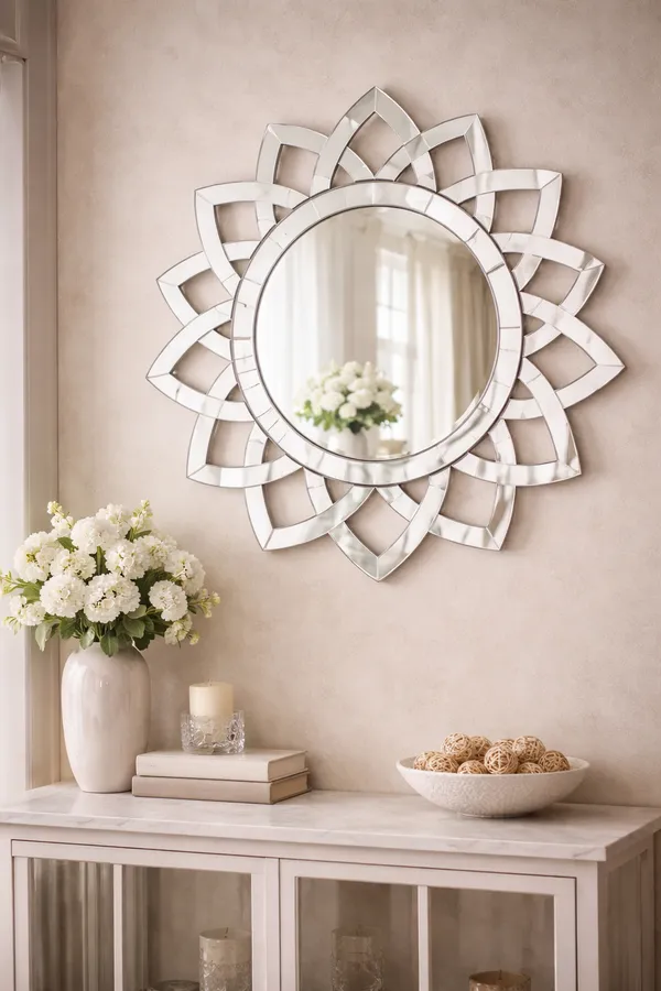 Handmade_Silver_Glass_Round_Wall_Mount_Venetian_Mirror